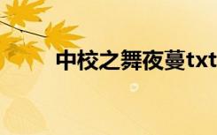 中校之舞夜蔓txt下载（中校之舞）