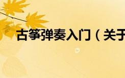 古筝弹奏入门（关于古筝弹奏入门介绍）