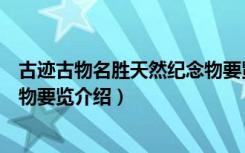 古迹古物名胜天然纪念物要览（关于古迹古物名胜天然纪念物要览介绍）