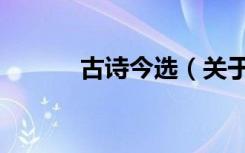 古诗今选（关于古诗今选介绍）