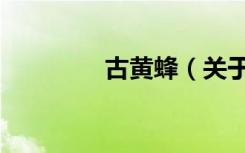 古黄蜂（关于古黄蜂介绍）
