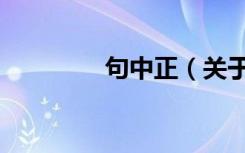 句中正（关于句中正介绍）