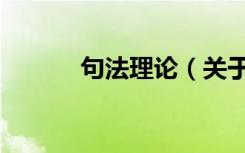 句法理论（关于句法理论介绍）