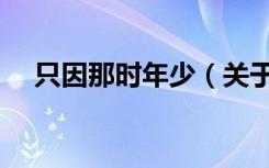 只因那时年少（关于只因那时年少介绍）
