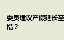 委员建议产假延长至3年到6年 具体有哪些举措？