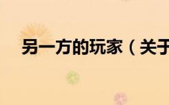 另一方的玩家（关于另一方的玩家介绍）