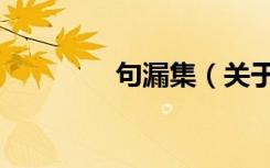 句漏集（关于句漏集介绍）