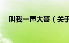 叫我一声大哥（关于叫我一声大哥介绍）