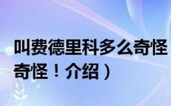 叫费德里科多么奇怪！（关于叫费德里科多么奇怪！介绍）