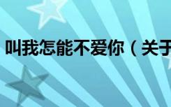 叫我怎能不爱你（关于叫我怎能不爱你介绍）