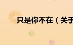 只是你不在（关于只是你不在介绍）