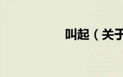 叫起（关于叫起介绍）