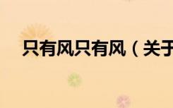 只有风只有风（关于只有风只有风介绍）