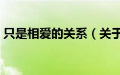 只是相爱的关系（关于只是相爱的关系介绍）