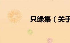 只缘集（关于只缘集介绍）