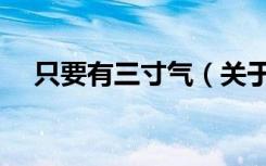 只要有三寸气（关于只要有三寸气介绍）