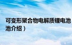 可变形聚合物电解质锂电池（关于可变形聚合物电解质锂电池介绍）