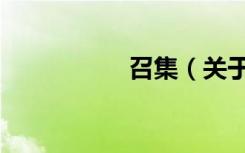 召集（关于召集介绍）
