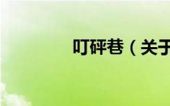 叮砰巷（关于叮砰巷介绍）