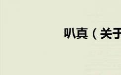 叭真（关于叭真介绍）