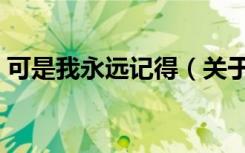 可是我永远记得（关于可是我永远记得介绍）