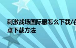 刺激战场国际服怎么下载/在哪下载 刺激战场国际服IOS安卓下载方法