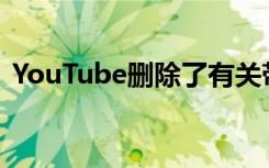 YouTube删除了有关带有孩子的视频的评论