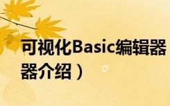 可视化Basic编辑器（关于可视化Basic编辑器介绍）