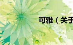 可雅（关于可雅介绍）