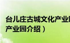 台儿庄古城文化产业园（关于台儿庄古城文化产业园介绍）