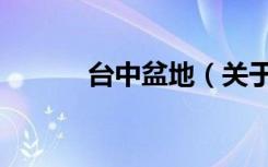 台中盆地（关于台中盆地介绍）
