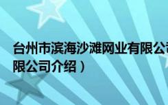 台州市滨海沙滩网业有限公司（关于台州市滨海沙滩网业有限公司介绍）