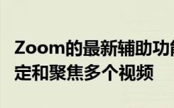 Zoom的最新辅助功能使您可以在通话期间固定和聚焦多个视频