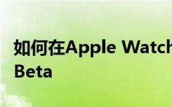 如何在Apple Watch上安装watchOS 7公共Beta