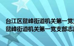 台江区鳌峰街道机关第一党支部志愿者服务队（关于台江区鳌峰街道机关第一党支部志愿者服务队介绍）
