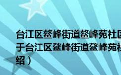 台江区鳌峰街道鳌峰苑社区第五网格党支部志愿服务队（关于台江区鳌峰街道鳌峰苑社区第五网格党支部志愿服务队介绍）