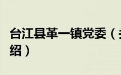 台江县革一镇党委（关于台江县革一镇党委介绍）