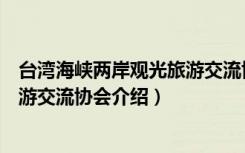 台湾海峡两岸观光旅游交流协会（关于台湾海峡两岸观光旅游交流协会介绍）