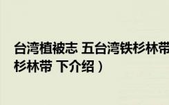 台湾植被志 五台湾铁杉林带 下（关于台湾植被志 五台湾铁杉林带 下介绍）