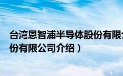 台湾恩智浦半导体股份有限公司（关于台湾恩智浦半导体股份有限公司介绍）