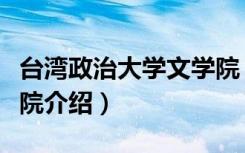 台湾政治大学文学院（关于台湾政治大学文学院介绍）