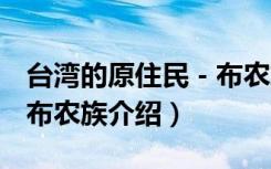台湾的原住民－布农族（关于台湾的原住民－布农族介绍）