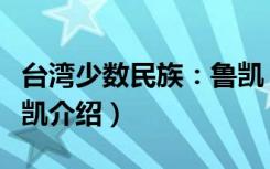 台湾少数民族：鲁凯（关于台湾少数民族：鲁凯介绍）