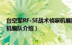 台空军RF-5E战术侦察机编队（关于台空军RF-5E战术侦察机编队介绍）