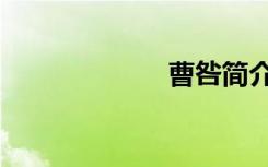 曹咎简介（曹咎）