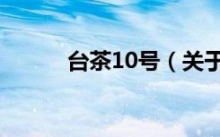 台茶10号（关于台茶10号介绍）