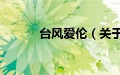 台风爱伦（关于台风爱伦介绍）