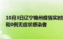 10月3日辽宁锦州疫情实时数据通报:新增0例本土确诊病例和0例无症状感染者