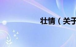 壮情（关于壮情简介）