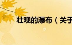 壮观的瀑布（关于壮观的瀑布简介）